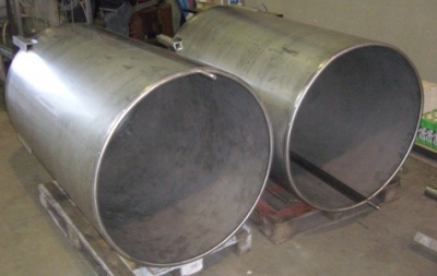 Open barrels stainless steel Machinebouw SMO