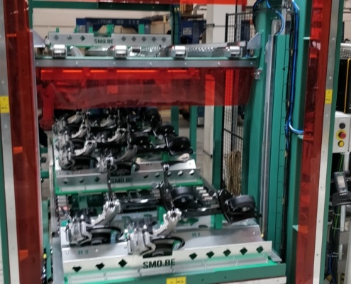 Karakuri racking system SMO bespoke machine building and technical constructions
